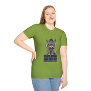 Funny Cat Graphic T-Shirt, Fluff Around and Find Out Tee, Cat Lover Gift, Unisex Humor Shirt, Casual Everyday Wear