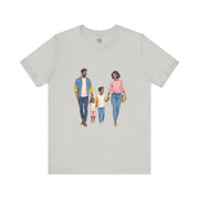 Family Walk Unisex Tee - Casual Summer Shirt for Parents
