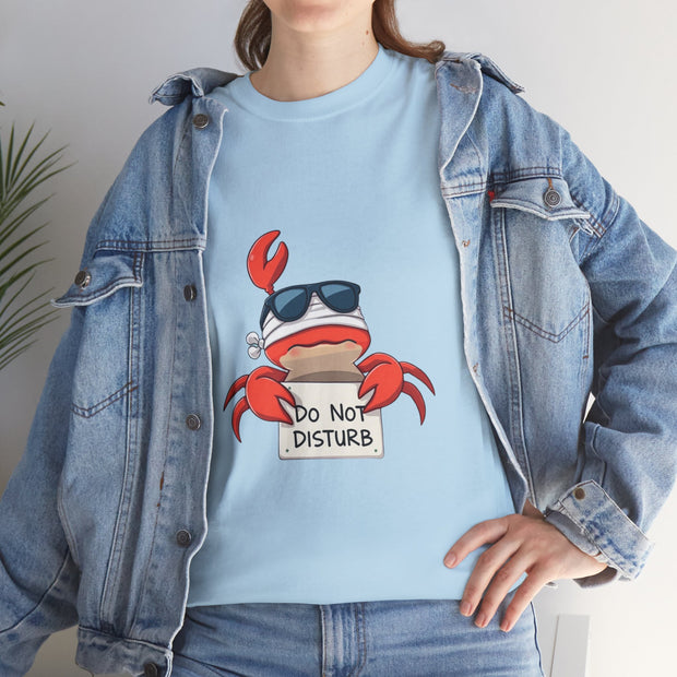 Playful Crab Graphic Tee, Relaxed Summer T-Shirt, Gift for Beach Lovers, Funny Casual Wear, Unique Gift Idea, Summer Vibes Shirt