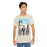 City Commute Unisex Tee, Stylish Graphic Tee, Casual Wear, Gift for Him/Her, Coffee Lover Shirt