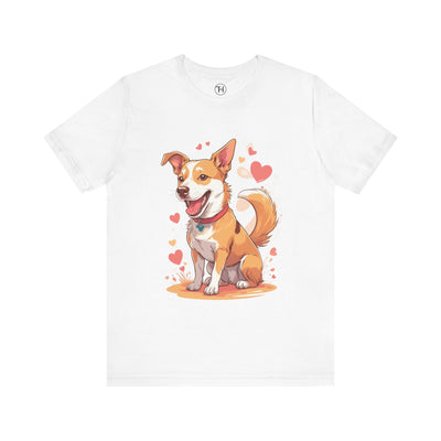 Cute Dog Love Unisex Tee
