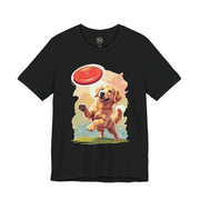 Golden Retriever Frisbee Tee