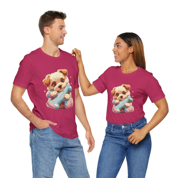 Adorable Puppy Graphic Tee | Unisex Short Sleeve T-Shirt