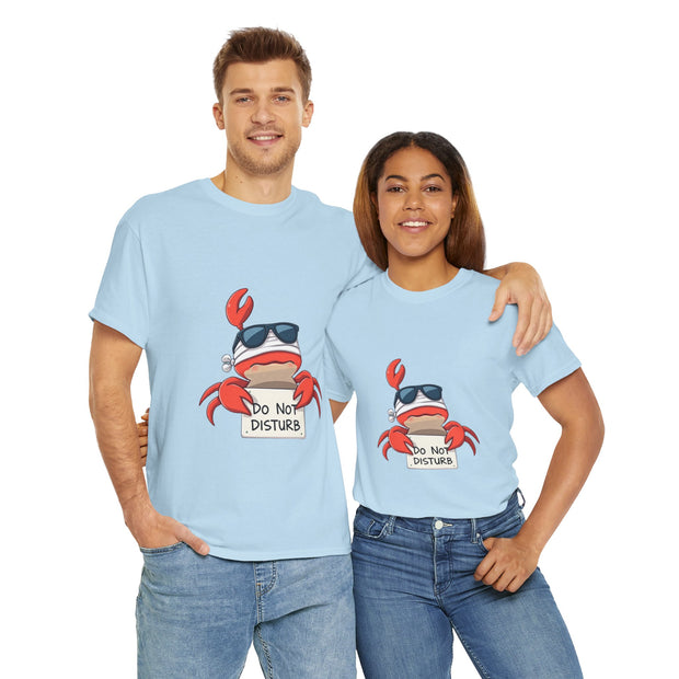 Playful Crab Graphic Tee, Relaxed Summer T-Shirt, Gift for Beach Lovers, Funny Casual Wear, Unique Gift Idea, Summer Vibes Shirt