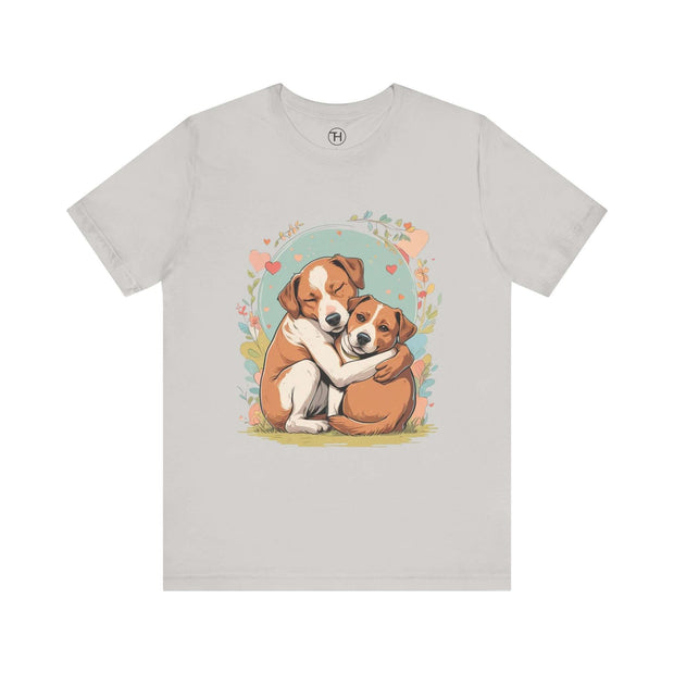 Cute Dog Love Short Sleeve Tee