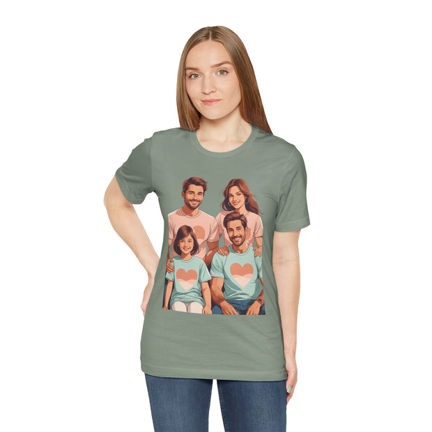 Heart Family Unisex Tee