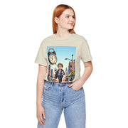 City Commute Unisex Tee, Stylish Graphic Tee, Casual Wear, Gift for Him/Her, Coffee Lover Shirt