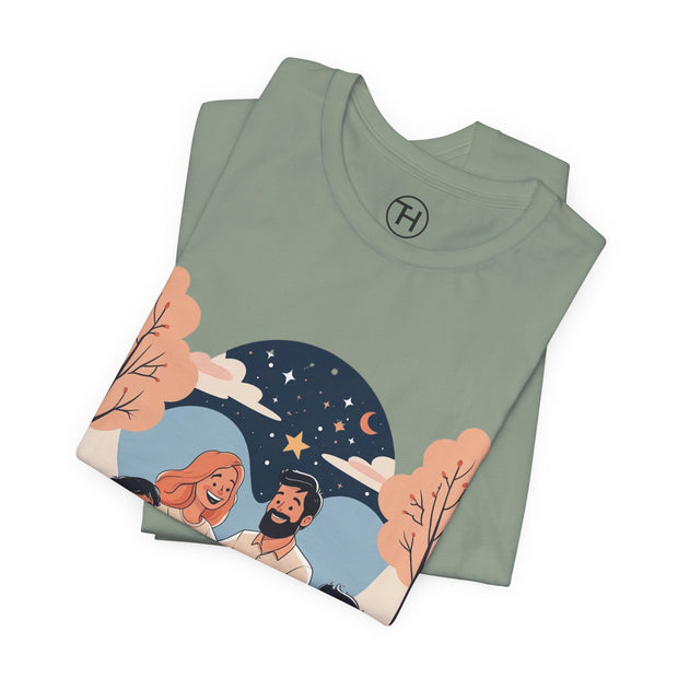 Cozy Family Campfire Tee – Perfect for Camping Trips