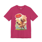 Golden Retriever Frisbee Tee
