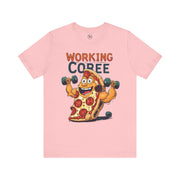 Pizza Workout Tee - Funny Slice Gym Shirt, Fitness Apparel, Pizza Lover Gift, Quirky Humor T-Shirt, Unisex Workout Wear