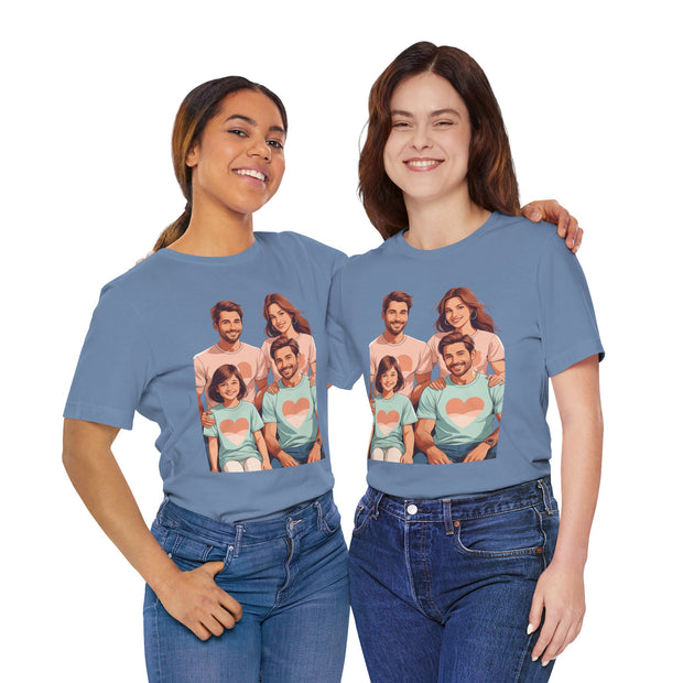 Heart Family Unisex Tee