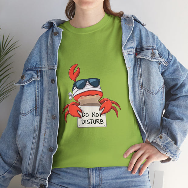 Playful Crab Graphic Tee, Relaxed Summer T-Shirt, Gift for Beach Lovers, Funny Casual Wear, Unique Gift Idea, Summer Vibes Shirt