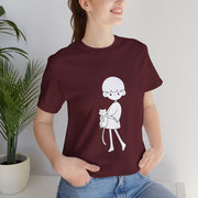 Cat Lover Unisex Jersey Tee - Cute Pet Graphic Shirt, Gift for Cat Owners, Cozy Casual Wear, Animal Lover Apparel, Birthday Gift