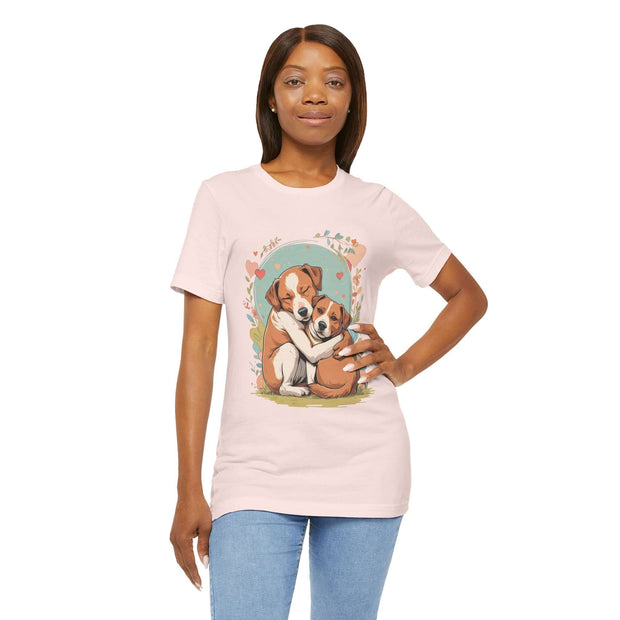 Cute Dog Love Short Sleeve Tee