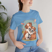 Cute Dog Love Short Sleeve Tee