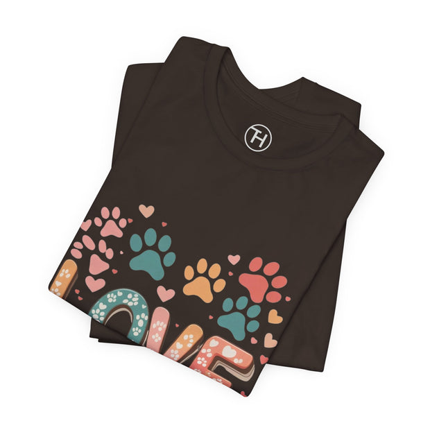 Love Paw Print Tee