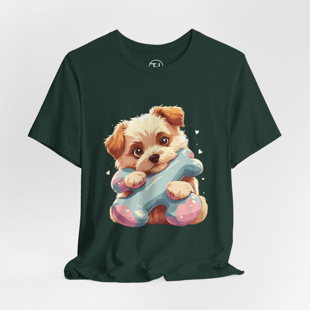 Adorable Puppy Graphic Tee | Unisex Short Sleeve T-Shirt