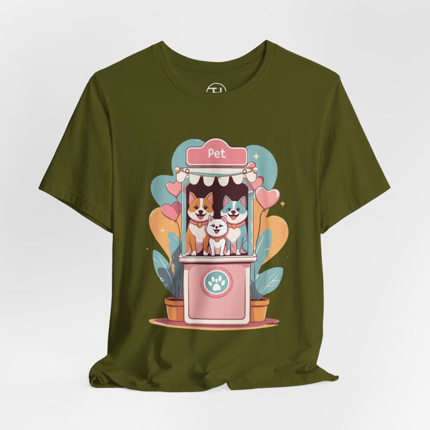 Cute Pet Adoption Jersey Tee