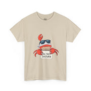 Playful Crab Graphic Tee, Relaxed Summer T-Shirt, Gift for Beach Lovers, Funny Casual Wear, Unique Gift Idea, Summer Vibes Shirt
