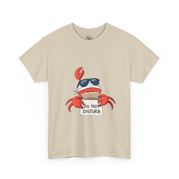 Playful Crab Graphic Tee, Relaxed Summer T-Shirt, Gift for Beach Lovers, Funny Casual Wear, Unique Gift Idea, Summer Vibes Shirt