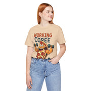 Pizza Workout Tee - Funny Slice Gym Shirt, Fitness Apparel, Pizza Lover Gift, Quirky Humor T-Shirt, Unisex Workout Wear