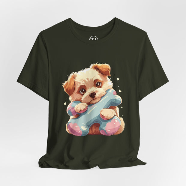 Adorable Puppy Graphic Tee | Unisex Short Sleeve T-Shirt