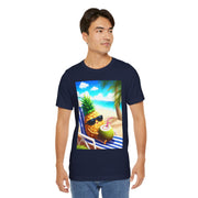 Tropical Drink Tee - Pineapple and Coconut Design, Summer Shirt, Beach Vibes, Vacation Apparel, Gift for Foodies, Unisex Style