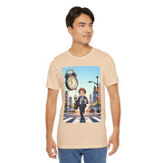 City Commute Unisex Tee, Stylish Graphic Tee, Casual Wear, Gift for Him/Her, Coffee Lover Shirt