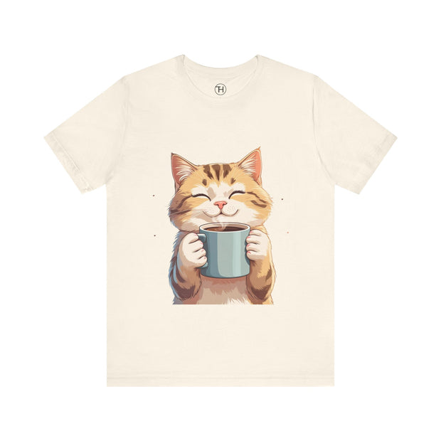 Cute Cat Coffee Tee