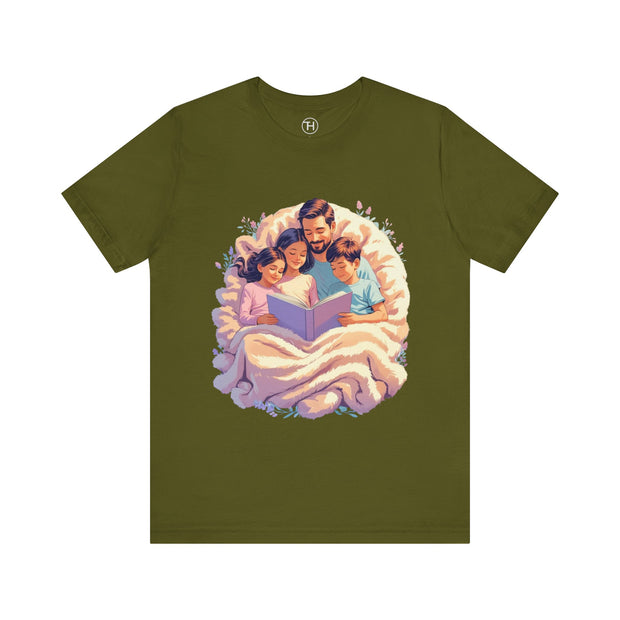 Cozy Family Reading Tee
