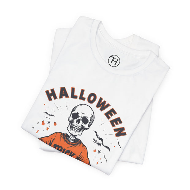 Halloween Trick or Treat Skull Tee