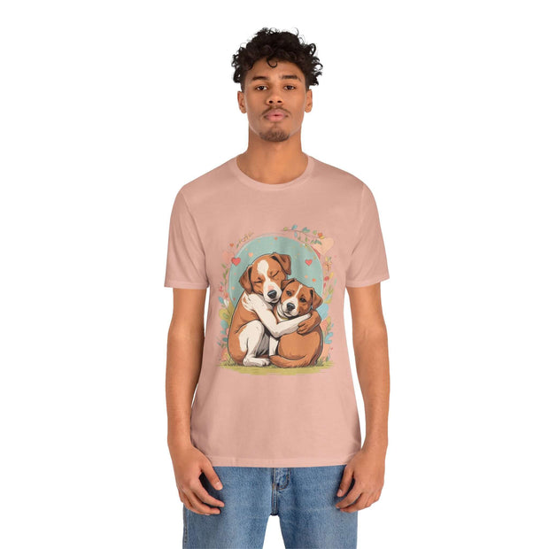 Cute Dog Love Short Sleeve Tee