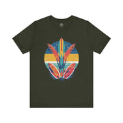 Retro Surfboard Vibe Unisex Jersey Tee | Beach Lover Gift, Summer T-Shirt, Casual Style, Vacation Wear, Surfing Apparel