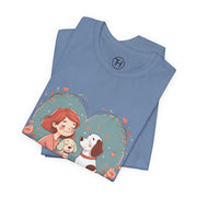 Cute Dog Lover Tee - "Love Is a Four-Legged Word"