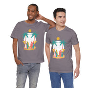 Tropical Surf Tee, Beach Vibes Shirt, Summer Fun Top, Surfing Apparel, Vacation T-Shirt