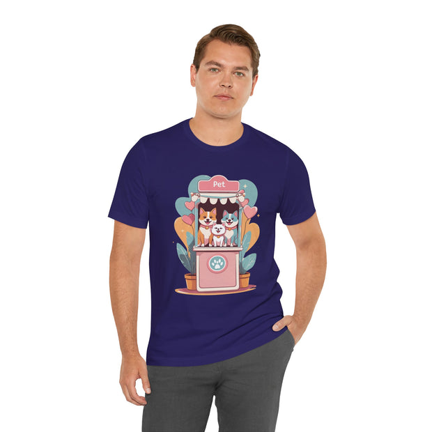 Cute Pet Adoption Jersey Tee