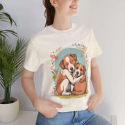 Cute Dog Love Short Sleeve Tee