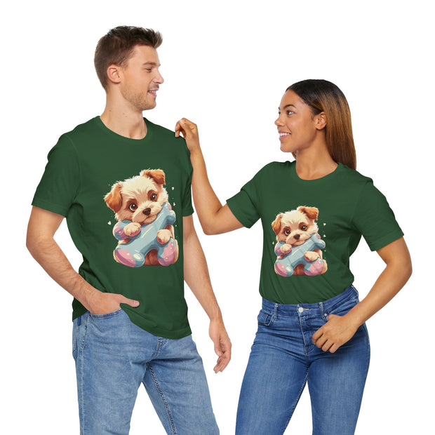 Adorable Puppy Graphic Tee | Unisex Short Sleeve T-Shirt