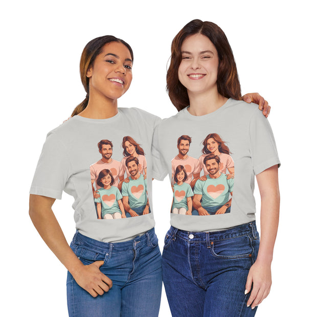 Heart Family Unisex Tee