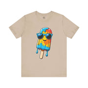 Cool Popsicle Graphic Tee, Summer T-Shirt, Unisex Jersey Tee, Fun Ice Cream Shirt, Gift for Ice Cream Lovers, Cute Casual Wear