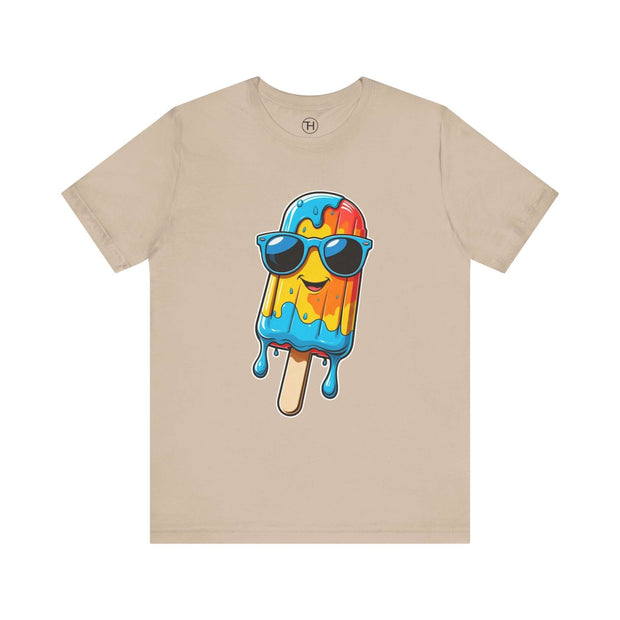 Cool Popsicle Graphic Tee, Summer T-Shirt, Unisex Jersey Tee, Fun Ice Cream Shirt, Gift for Ice Cream Lovers, Cute Casual Wear
