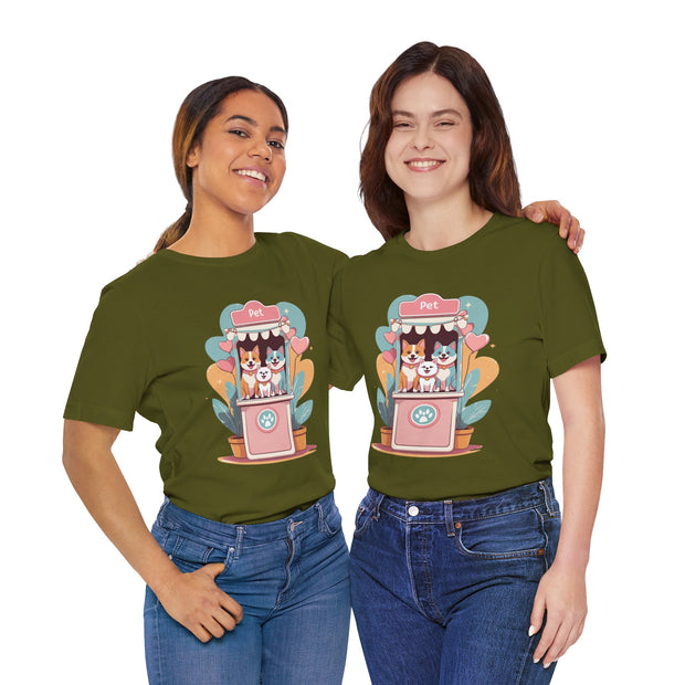 Cute Pet Adoption Jersey Tee