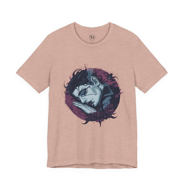 Dreamy Sleepy Graphic Tee, Unisex T-Shirt, Casual Wear, Gift for Relaxation, Unique Artwork, Lounge T-Shirt, Cozy Fashion