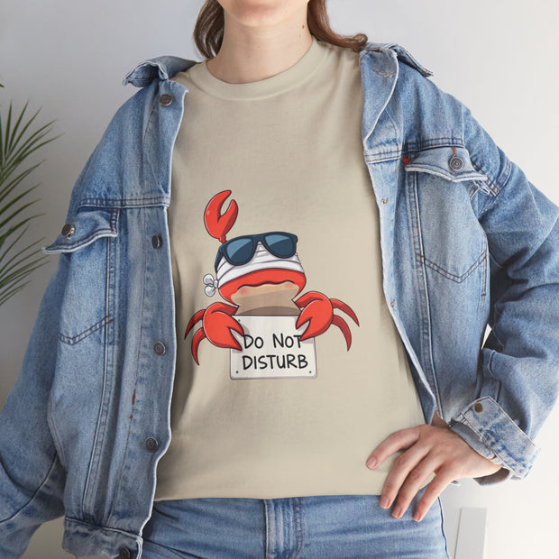 Playful Crab Graphic Tee, Relaxed Summer T-Shirt, Gift for Beach Lovers, Funny Casual Wear, Unique Gift Idea, Summer Vibes Shirt