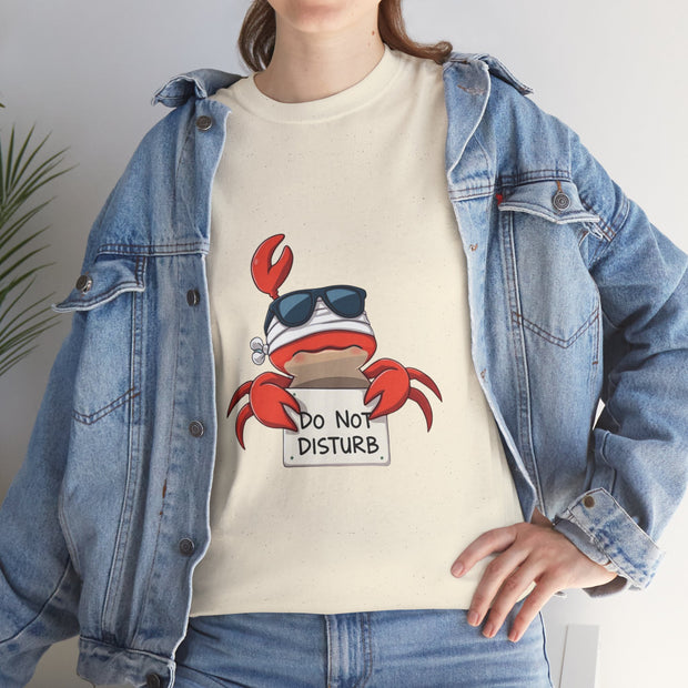 Playful Crab Graphic Tee, Relaxed Summer T-Shirt, Gift for Beach Lovers, Funny Casual Wear, Unique Gift Idea, Summer Vibes Shirt