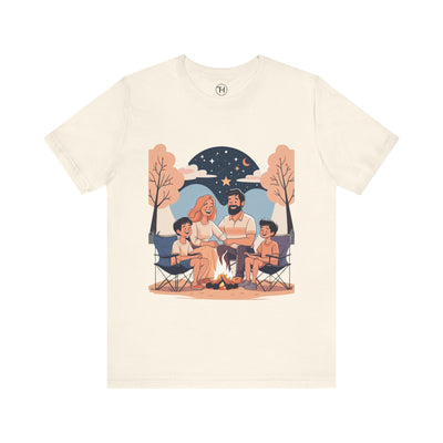Cozy Family Campfire Tee – Perfect for Camping Trips - Hover View