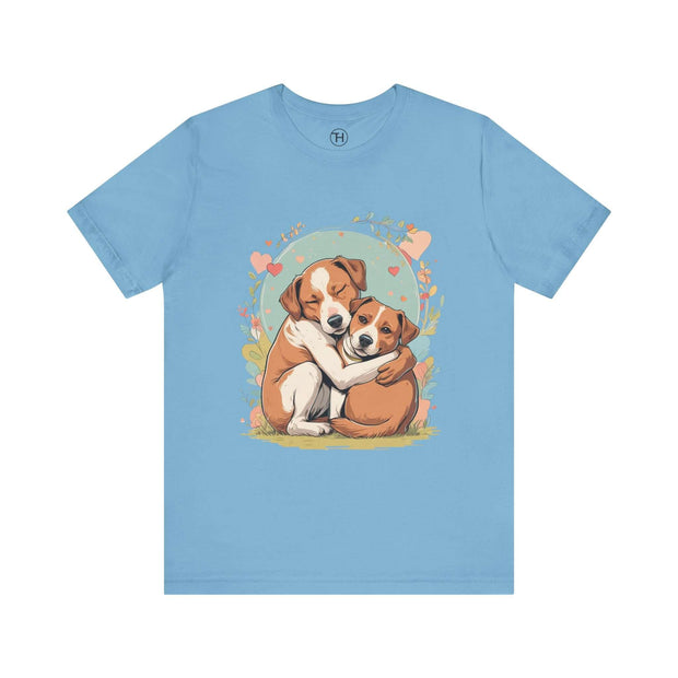 Cute Dog Love Short Sleeve Tee